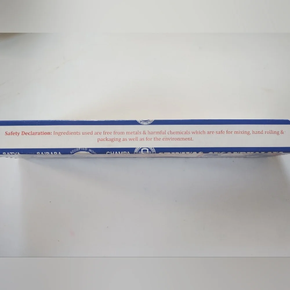 Satya Sai Baba Nag Champa Agarbatt India Insence 100g